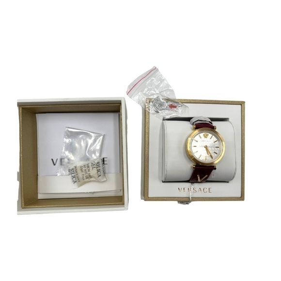 VERSACE Medusa Women’s Quartz Silver Ladies Watch Yellow-Gold Tone VELS00519 NIB main image 10